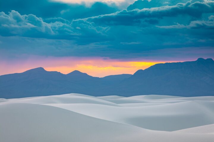 desert at sunset