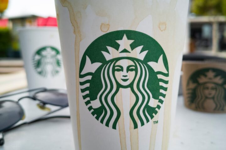 close up photo of starbucks disposable cup