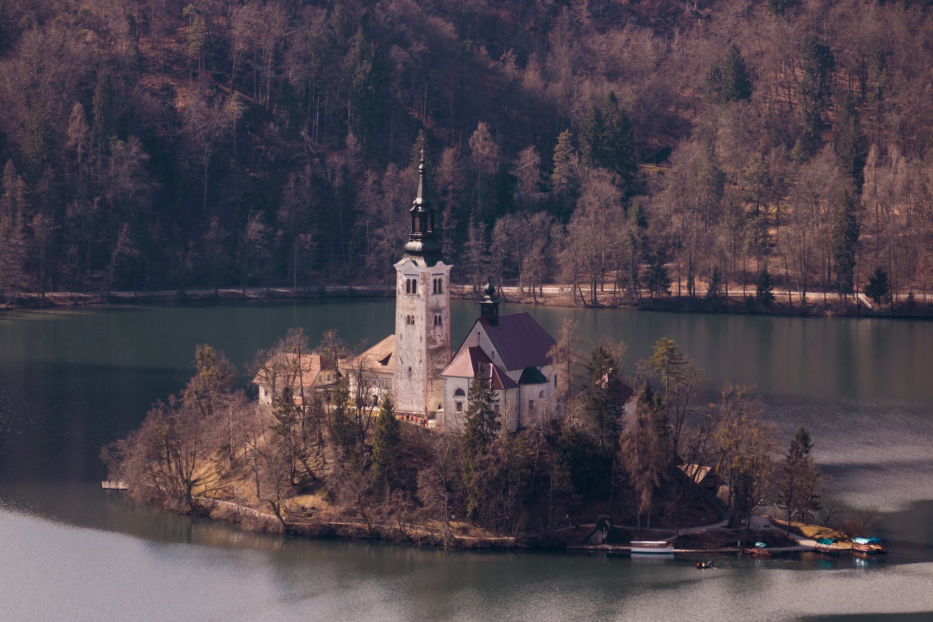 photo of church on an island
